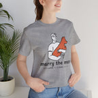 Marry the Man Dog Lover T-Shirt — Cute Couple & Pet Graphic Tee