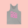Dog Mom Tank Top — Pink Retro Graphic