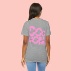 Dog Mom T-Shirt — Retro Pink Graphic Tee for Pet Lovers