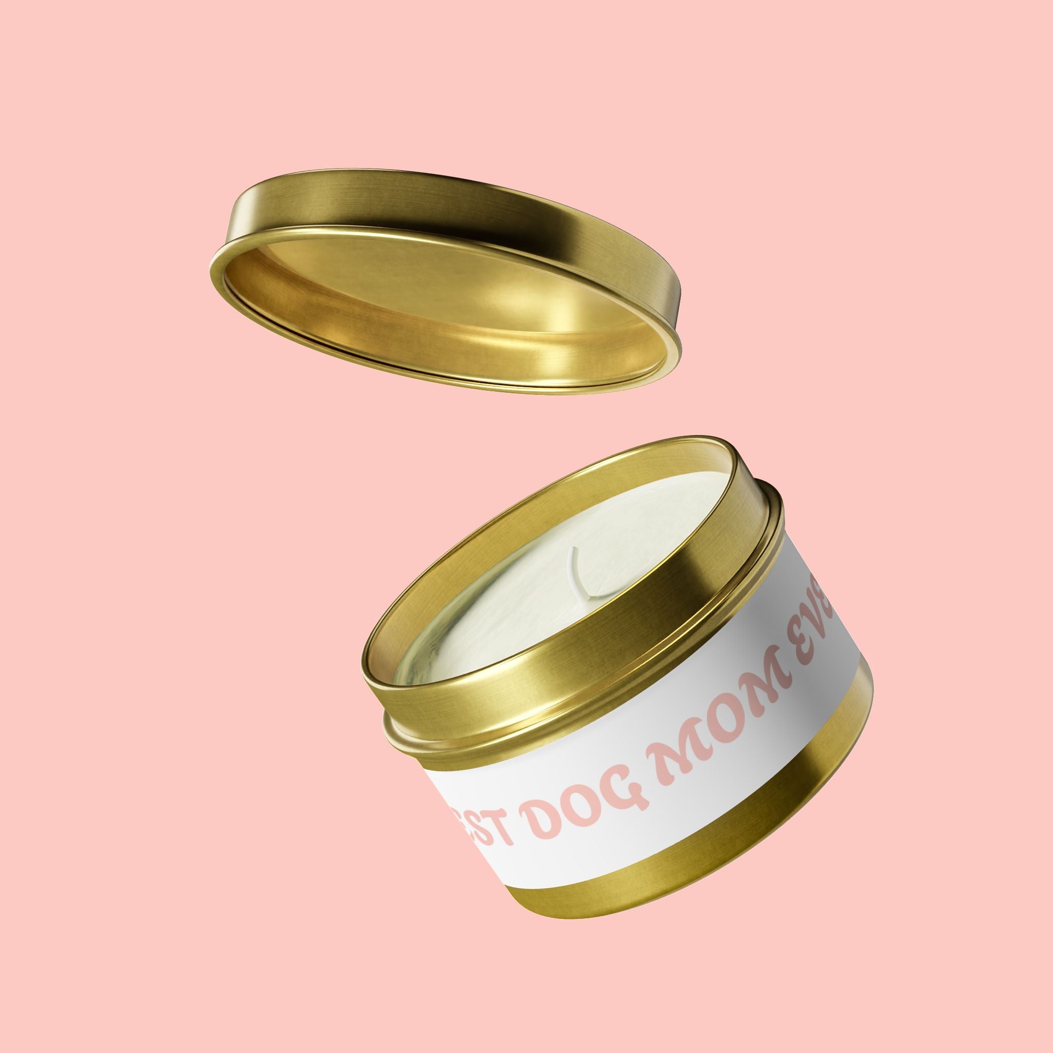 Tin Candle — "Best Dog Mom Ever" Scented Tin Candle | Gift for Dog Lovers
