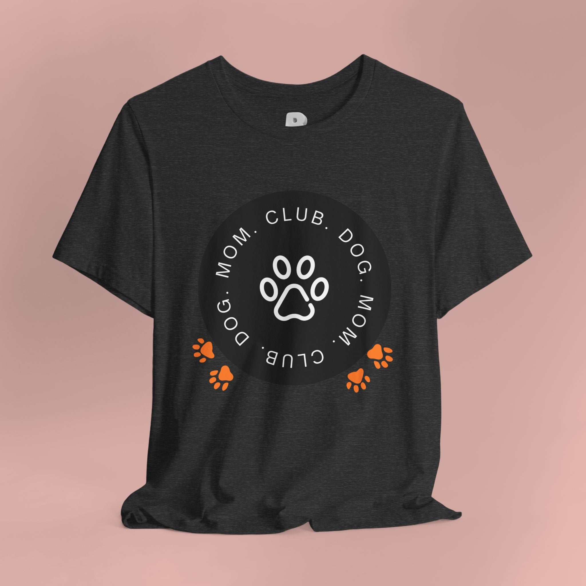 Dog Mom Club T-Shirt — Paw Print Graphic Tee for Pet Lovers