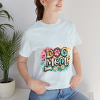 Dog Mom T-Shirt – Cute Paw Print Graphic Tee for Pet Lovers
