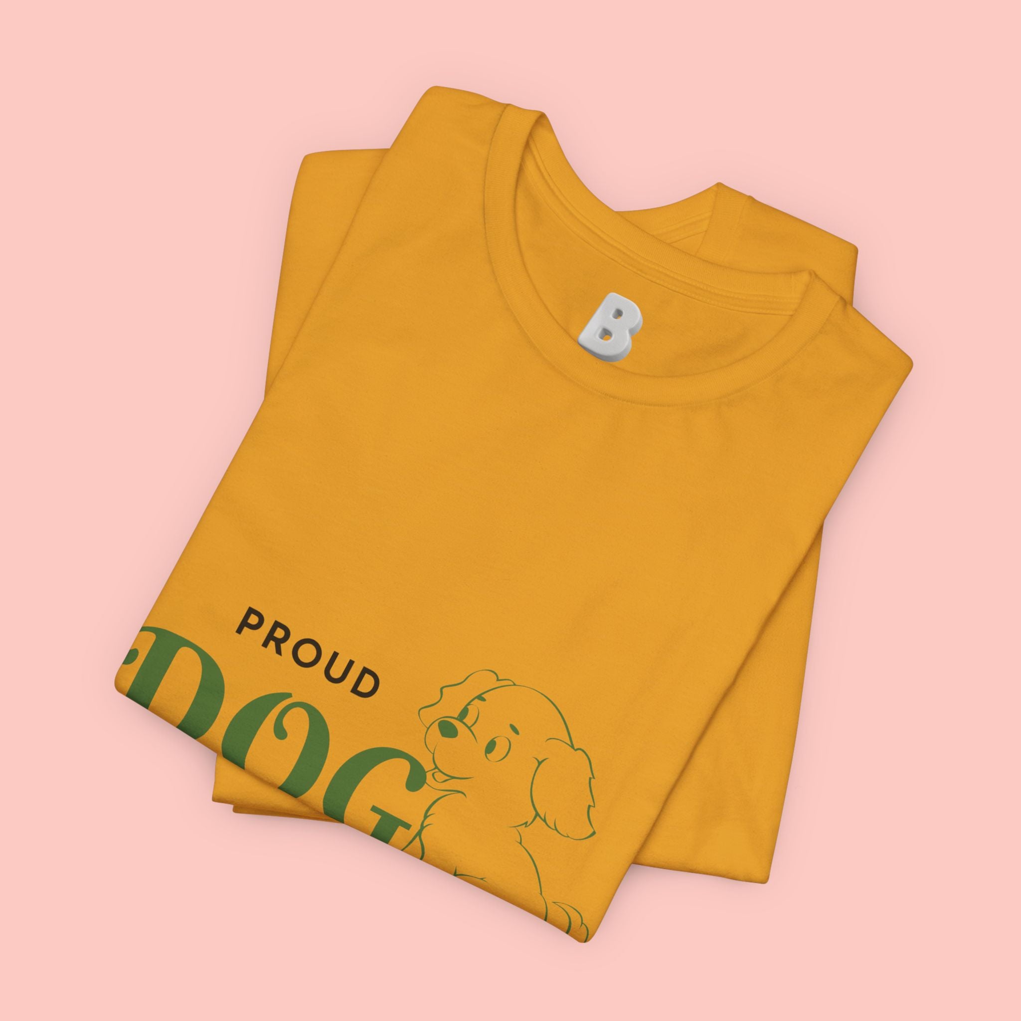 Proud Dog Mom T-Shirt – Cute Paw Print & Puppy Graphic Tee