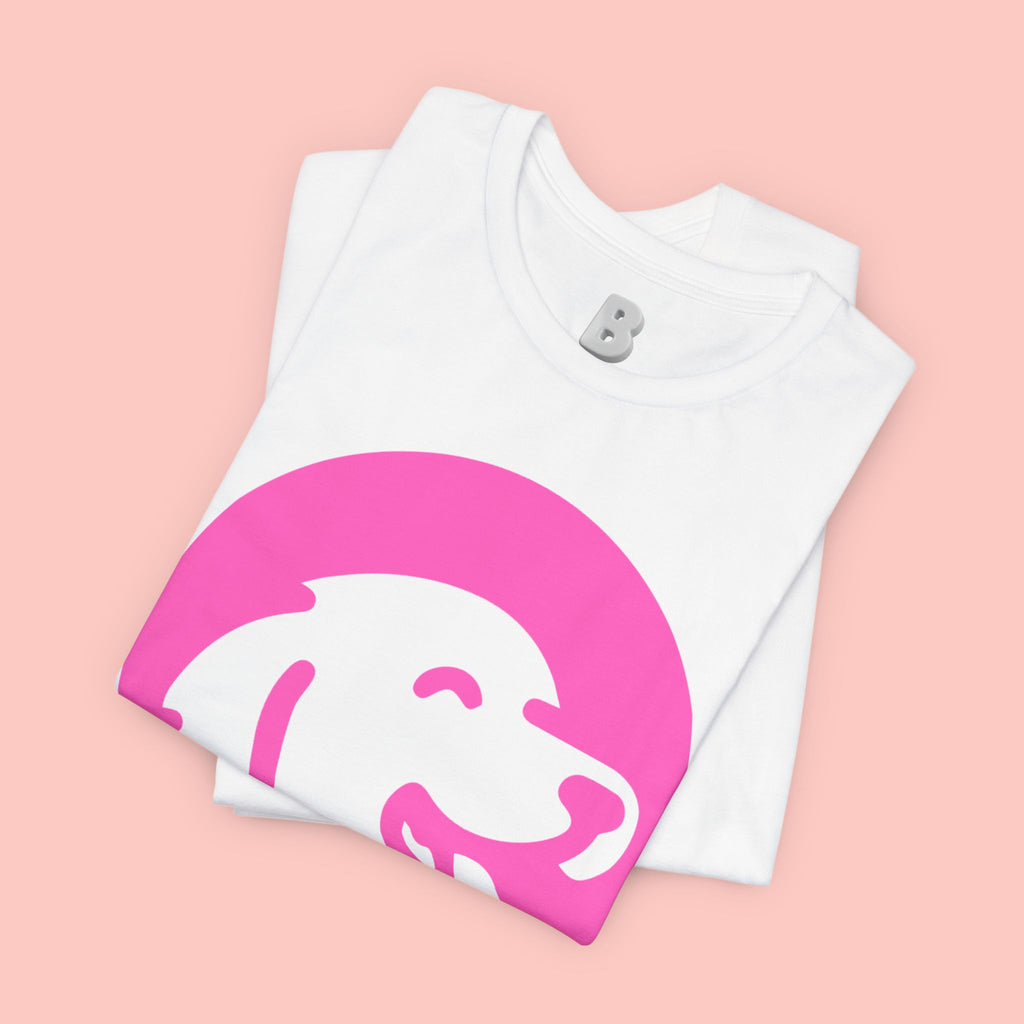 All Smiles Mom's Rules T-Shirt — Cute Pink Dog Graphic Tee for Moms & Pet Lovers