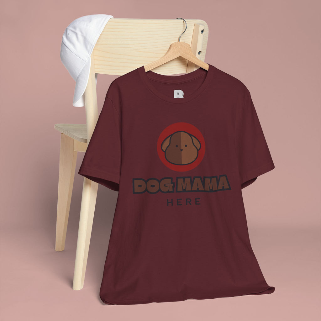 Dog Mama T-Shirt – Cute Brown Pup Graphic Tee