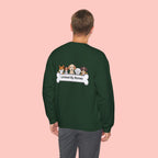 Dog Lovers Crewneck Sweatshirt — "United By Bones" Cute Puppy Graphic