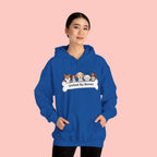United By Bones Hoodie — Cute Cartoon Dogs Paw Bone Graphic Sweatshirt