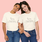 Dog Mom Tee — "Dog Mom: It Is A Lifestyle, Not Hobby" Cute Dachshund Graphic T-Shirt