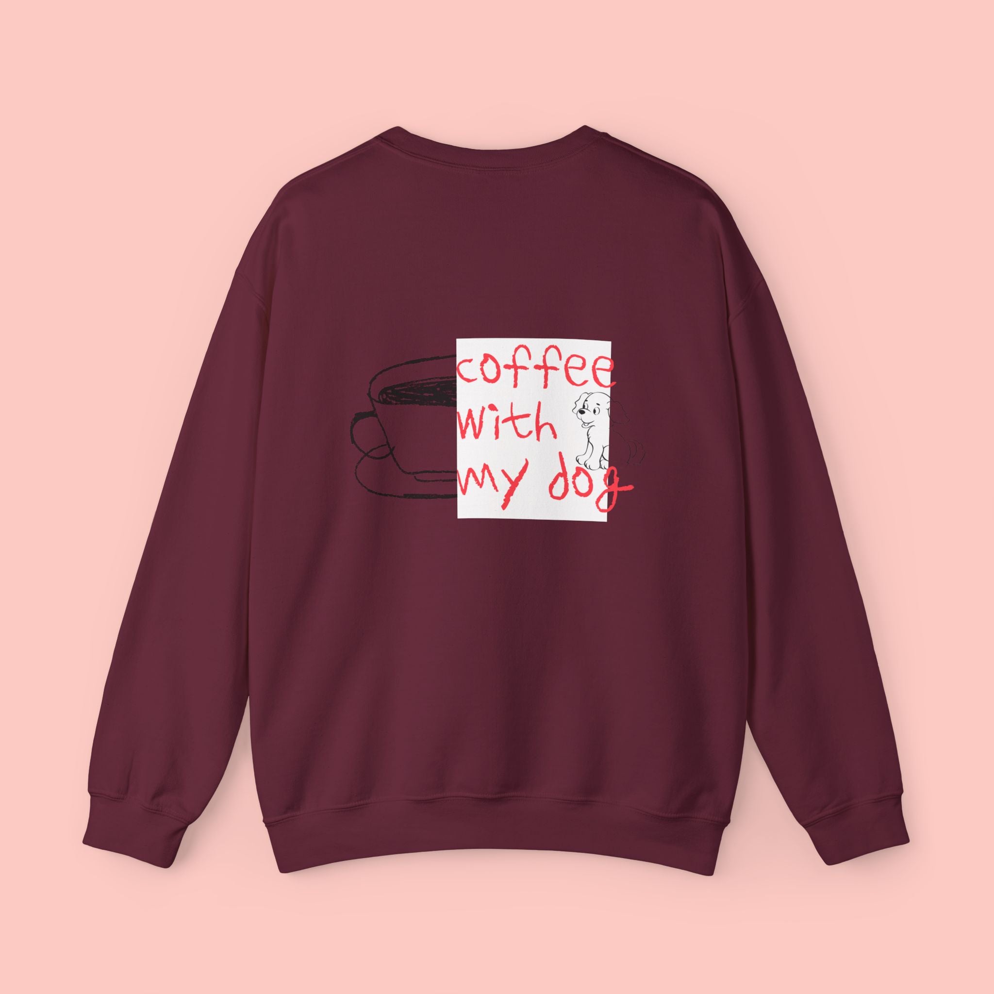 Coffee With My Dog Crewneck Sweatshirt