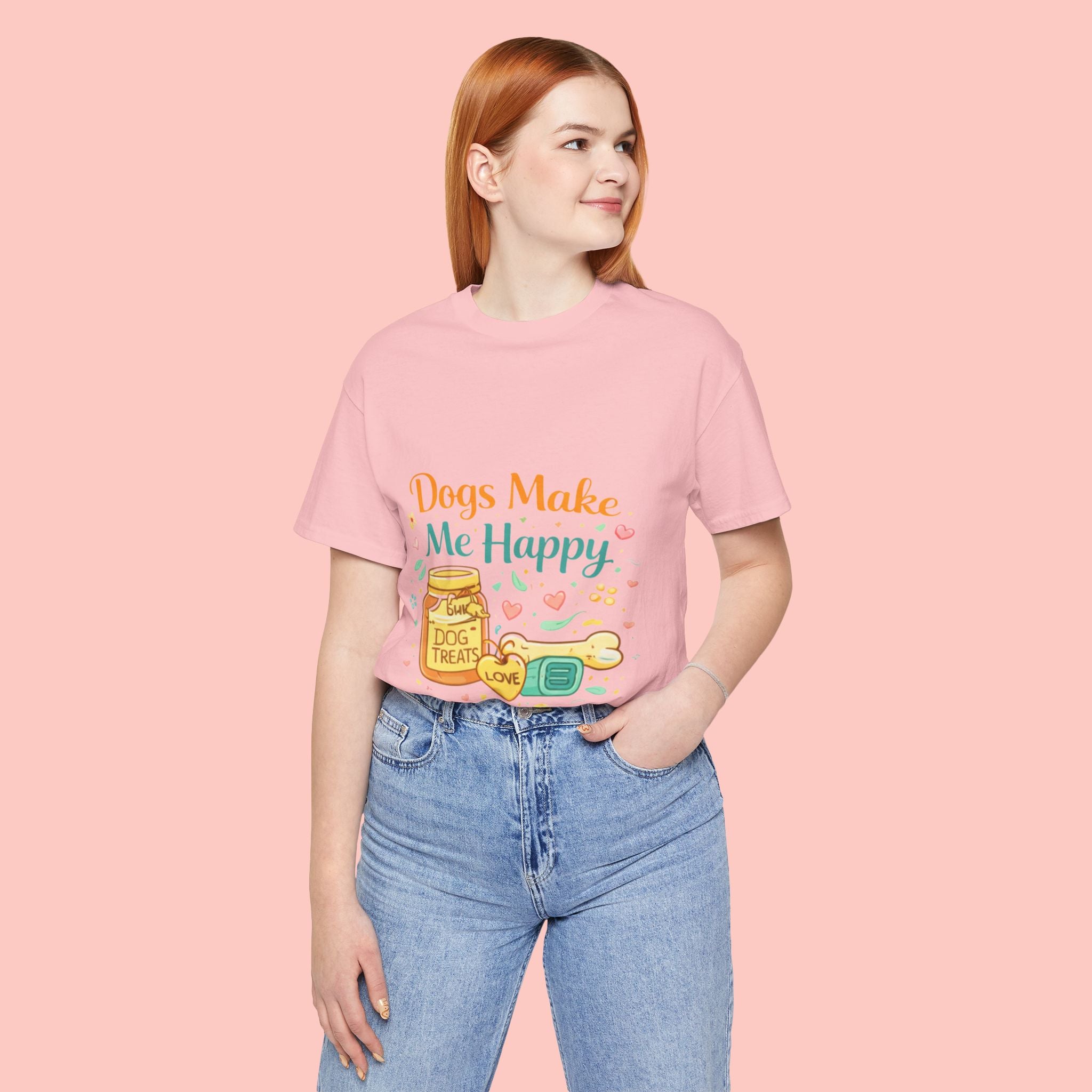 Dogs Make Me Happy T-Shirt