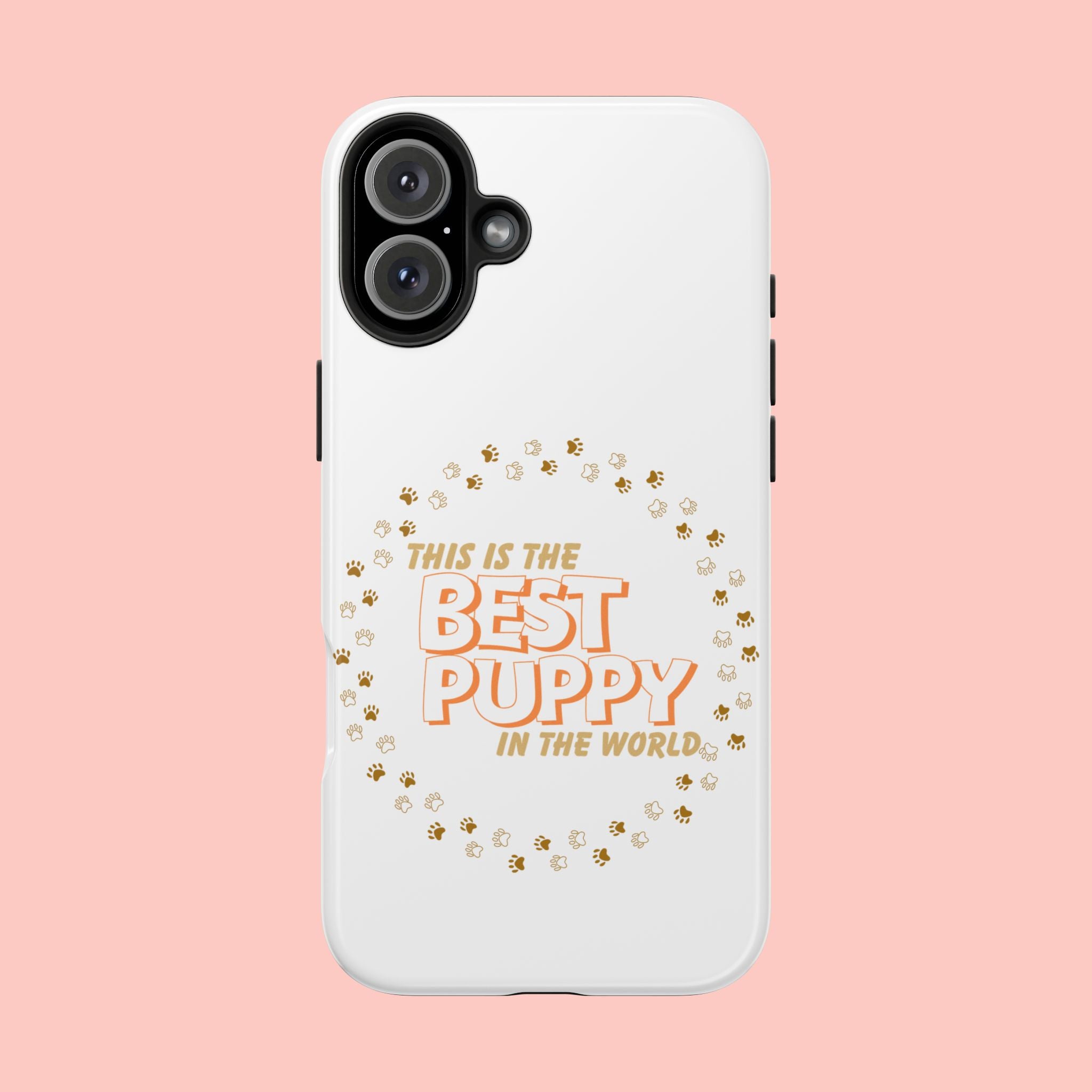 Best Puppy Phone Case — Cute Paw Print Tough Phone Case