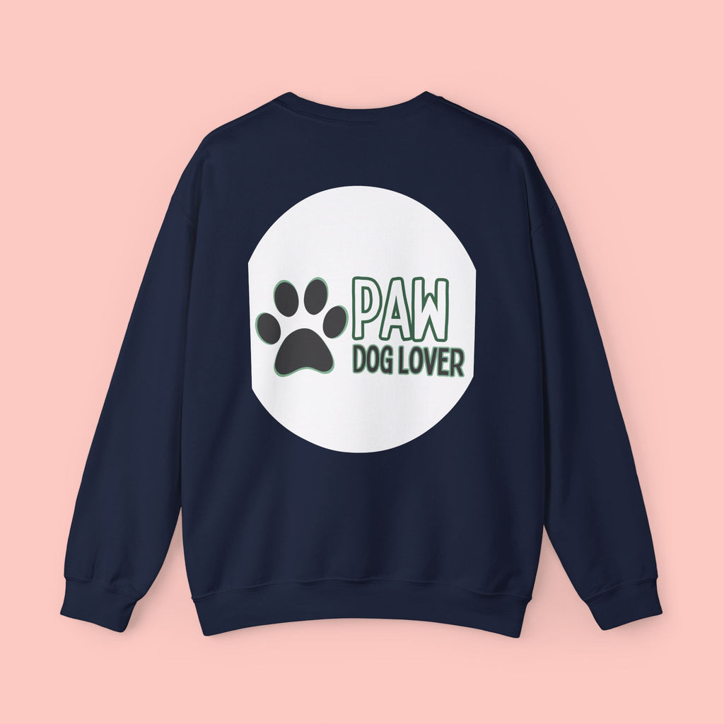 Dog Lover Paw Print Crewneck Sweatshirt