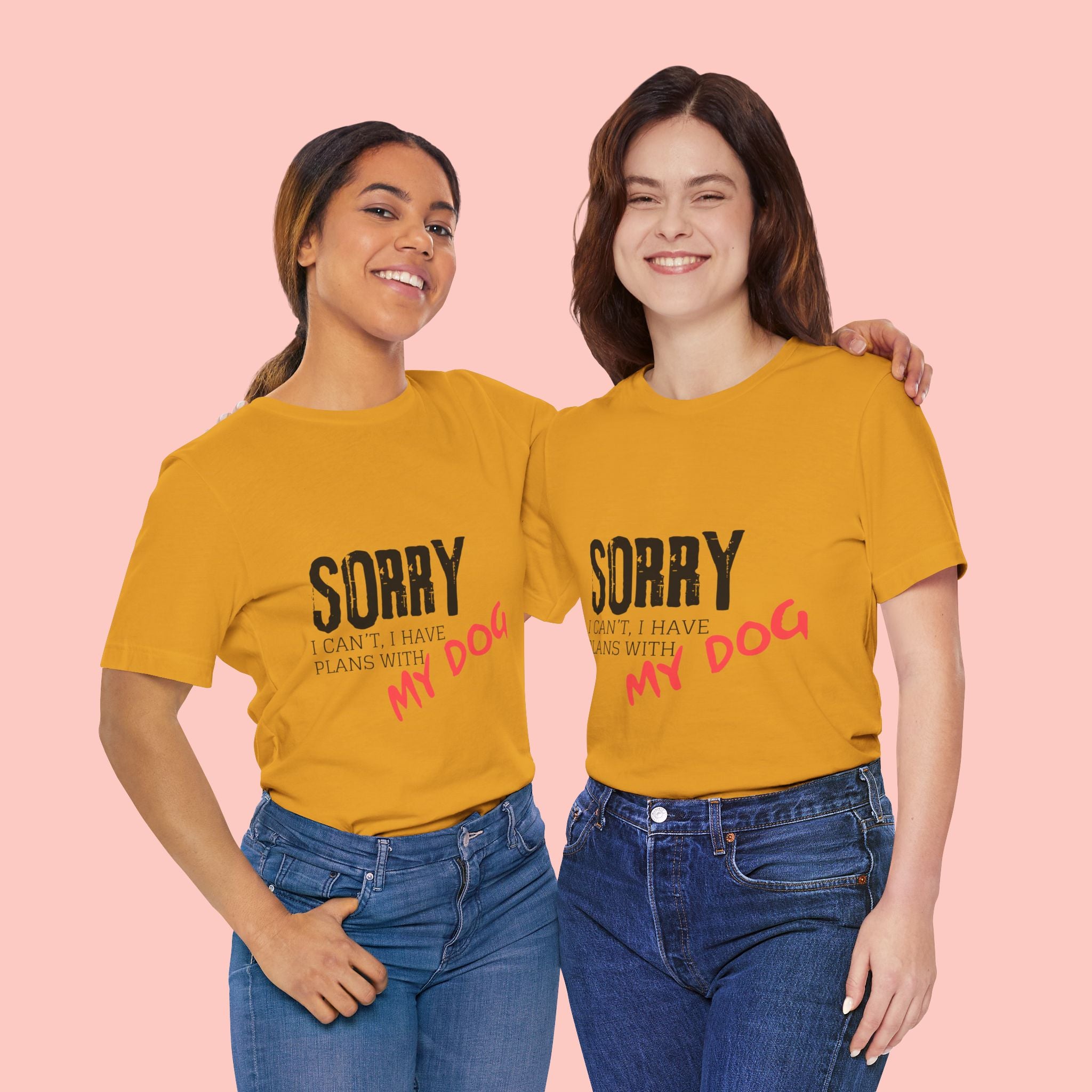 Dog Lover T-Shirt — "Sorry I Can't, I Have Plans With My Dog" Graphic Tee