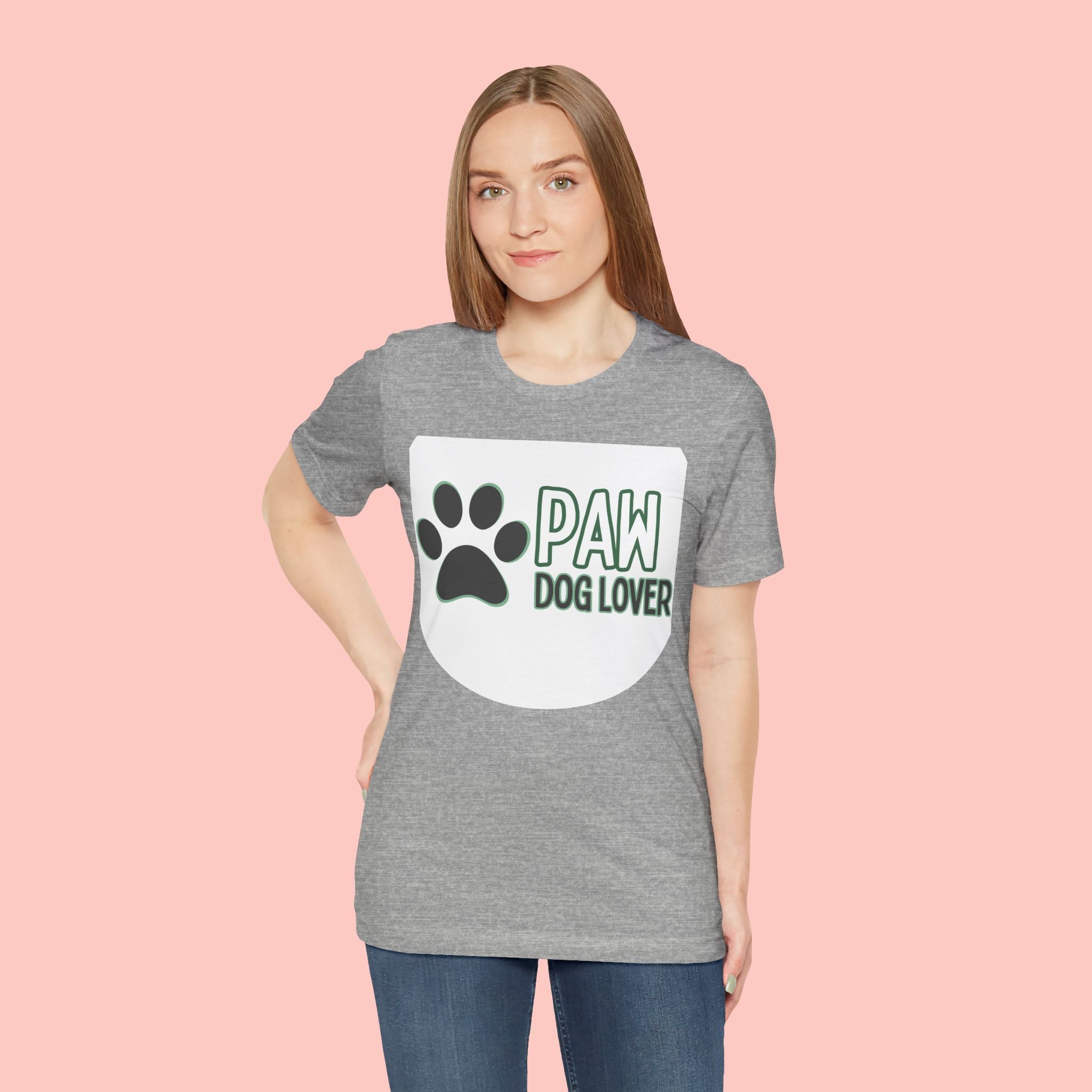 Paw Dog Lover T-Shirt — Cute Paw Print Tee for Dog Owners