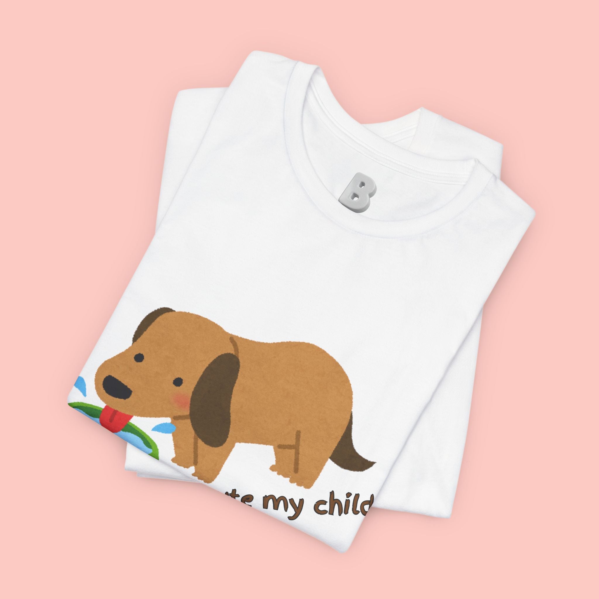 Dog T-Shirt — Cute Dachshund "how cute my child" Graphic Tee