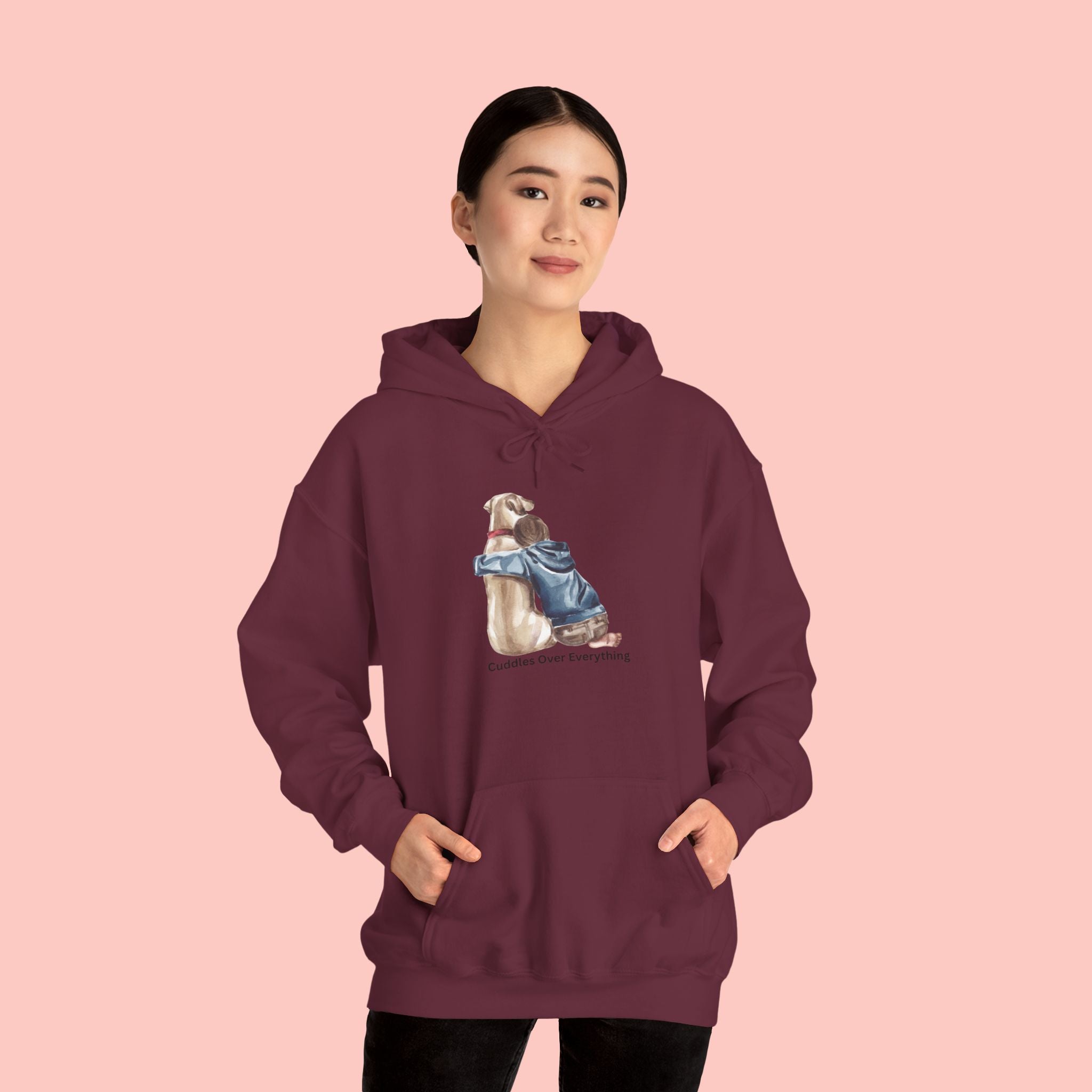 Dog Mom Hoodie — Cozy ‘Couldn’t Chew Your Feelings’ Graphic Sweatshirt