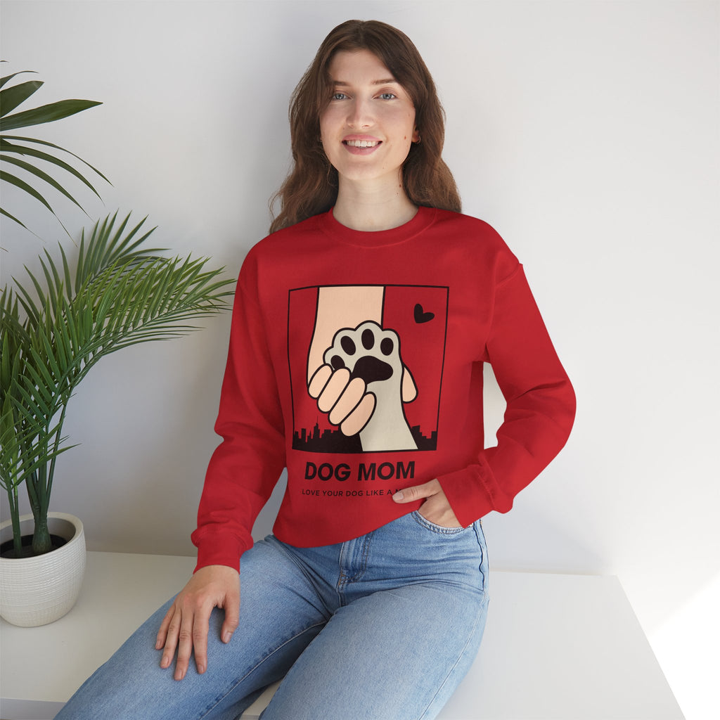 Dog Mom Crewneck Sweatshirt – Paw Hold Design