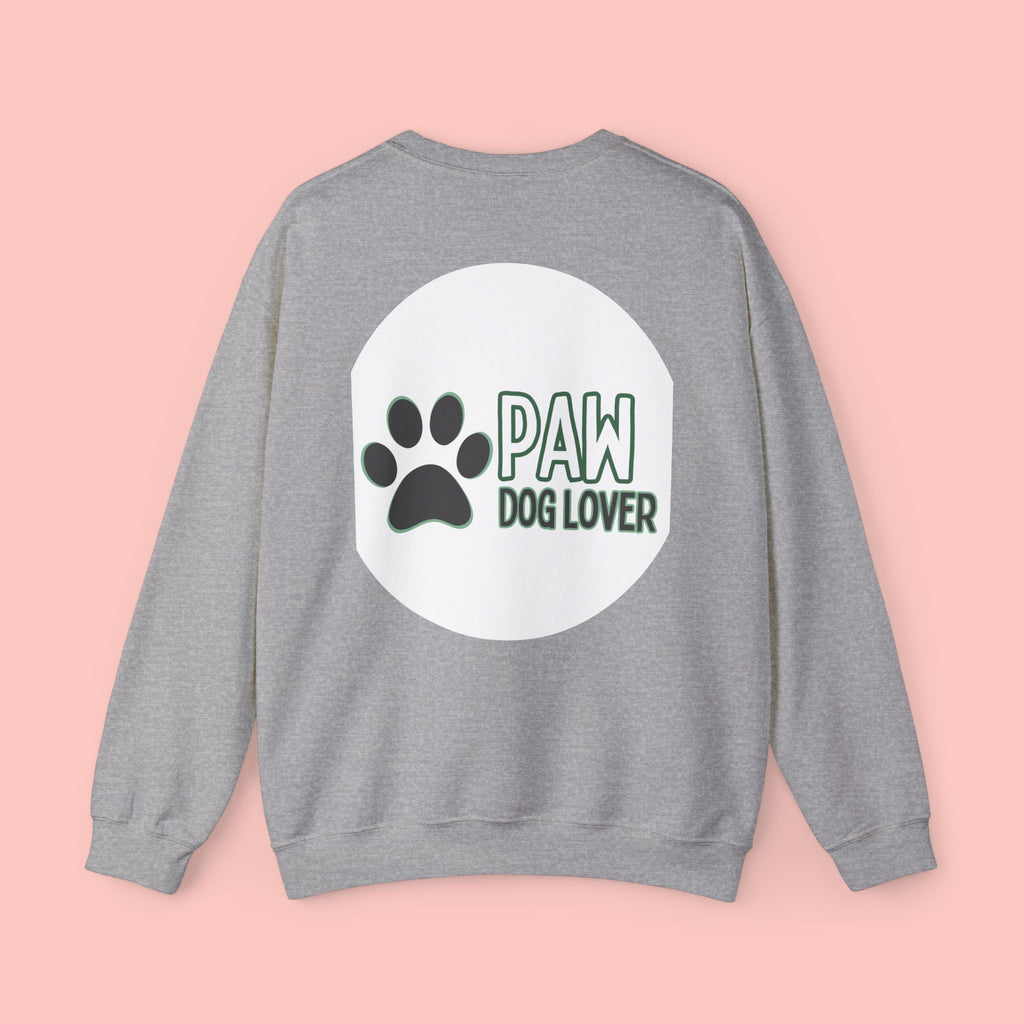 Dog Lover Paw Print Crewneck Sweatshirt