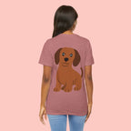 Dachshund Graphic Tee - Cute Brown Sausage Dog T-Shirt