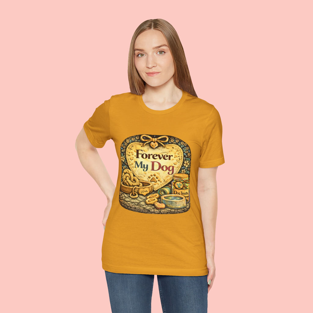Dog T-Shirt — "Forever My Dog" Vintage Pet Lovers Tee