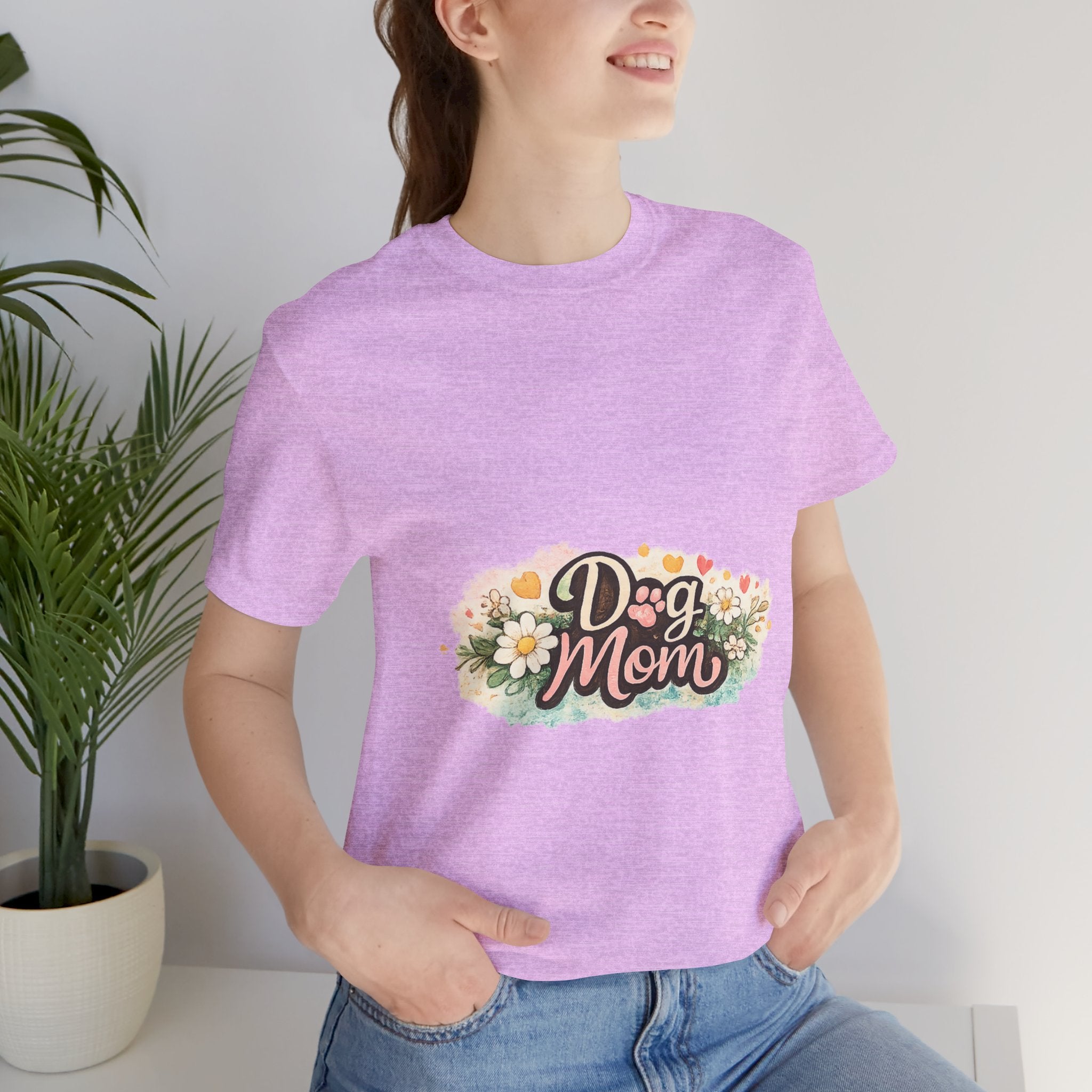 Dog Mom Floral Tee