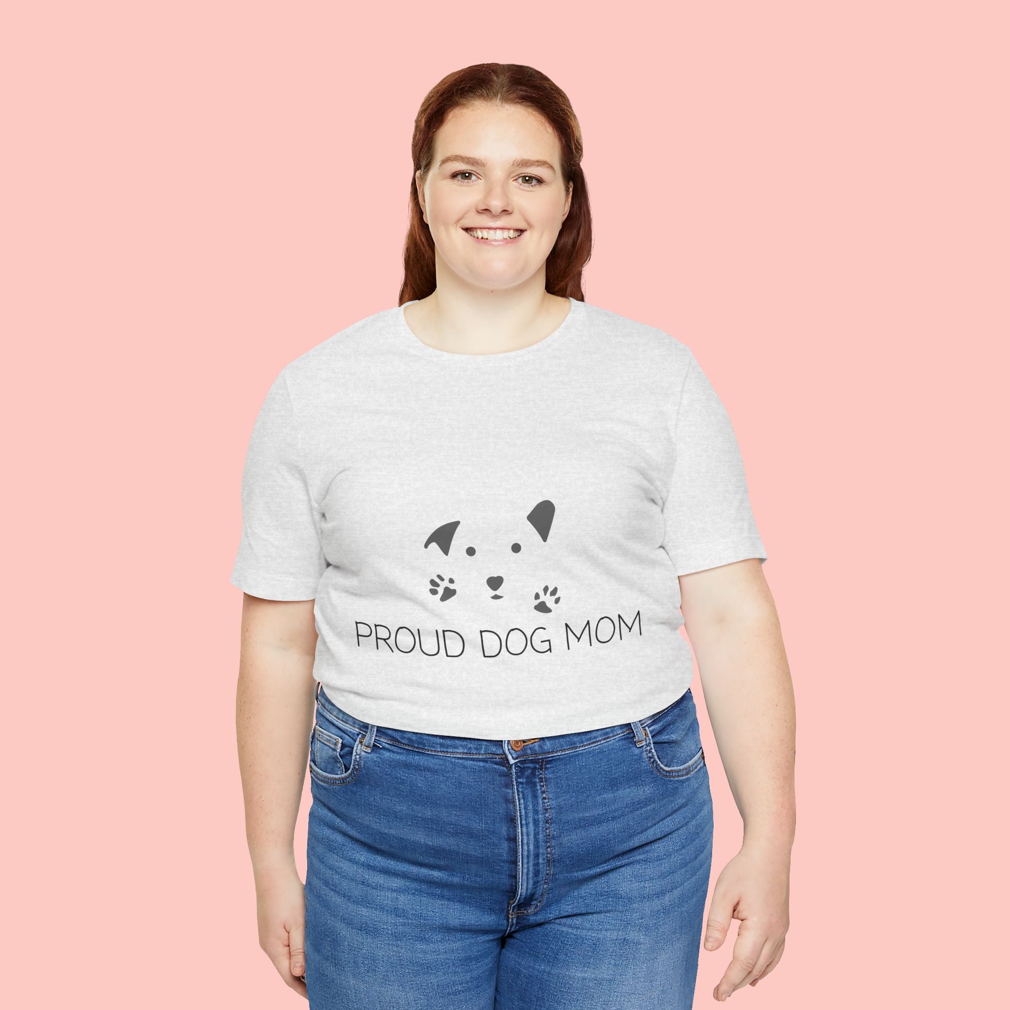 Proud Dog Mom T-Shirt — Cute Paw Print Dog Mom Tee