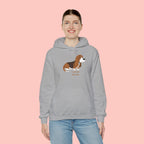 Dog Mom Hoodie — Cute Basset Hound I Love My Dog Mom Sweatshirt