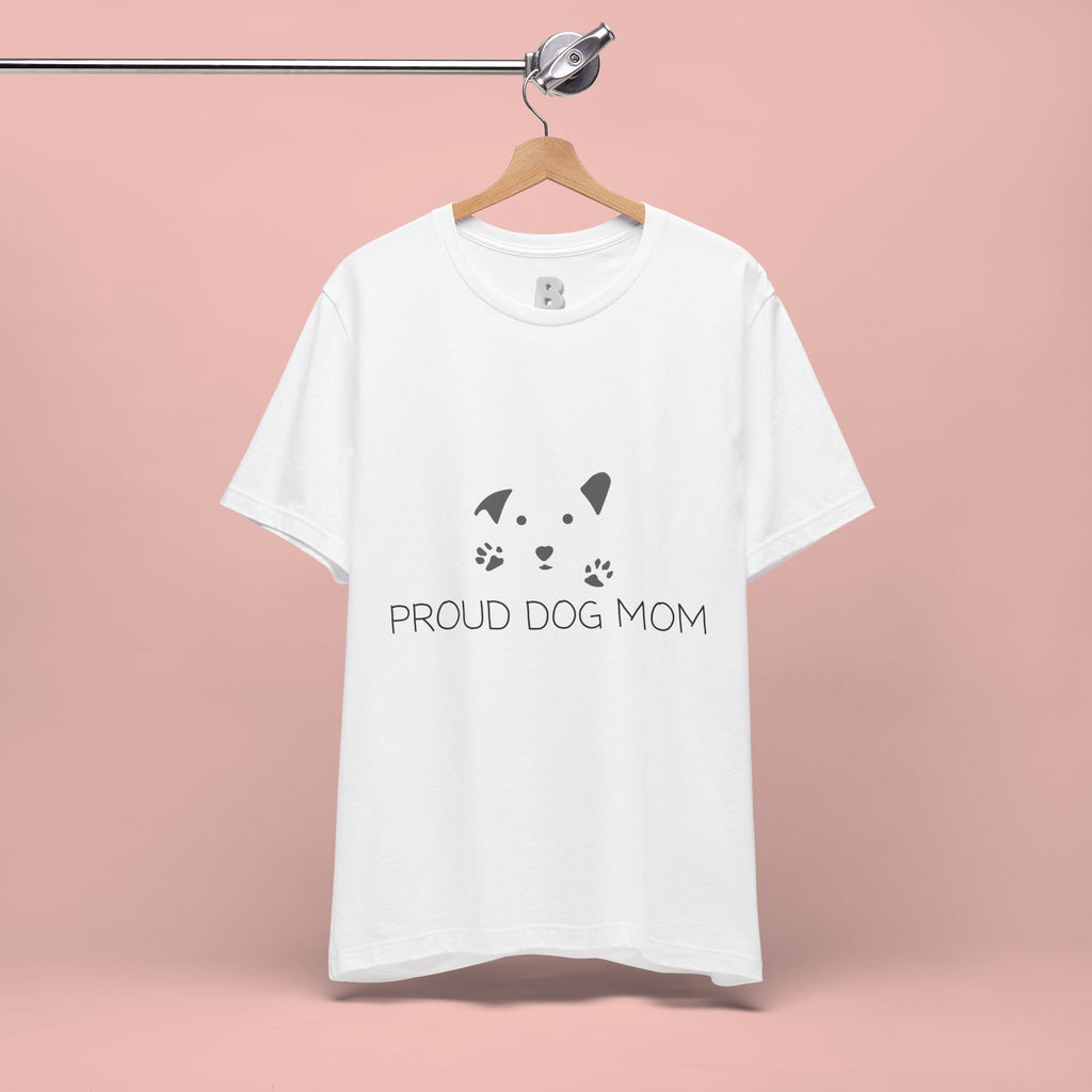 Proud Dog Mom T-Shirt — Cute Paw Print Dog Mom Tee