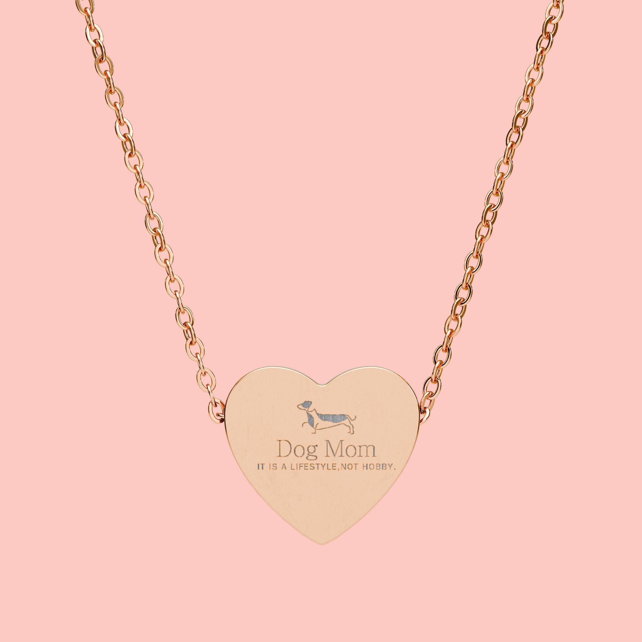 Engravable Heart Necklace — Personalized Love Pendant