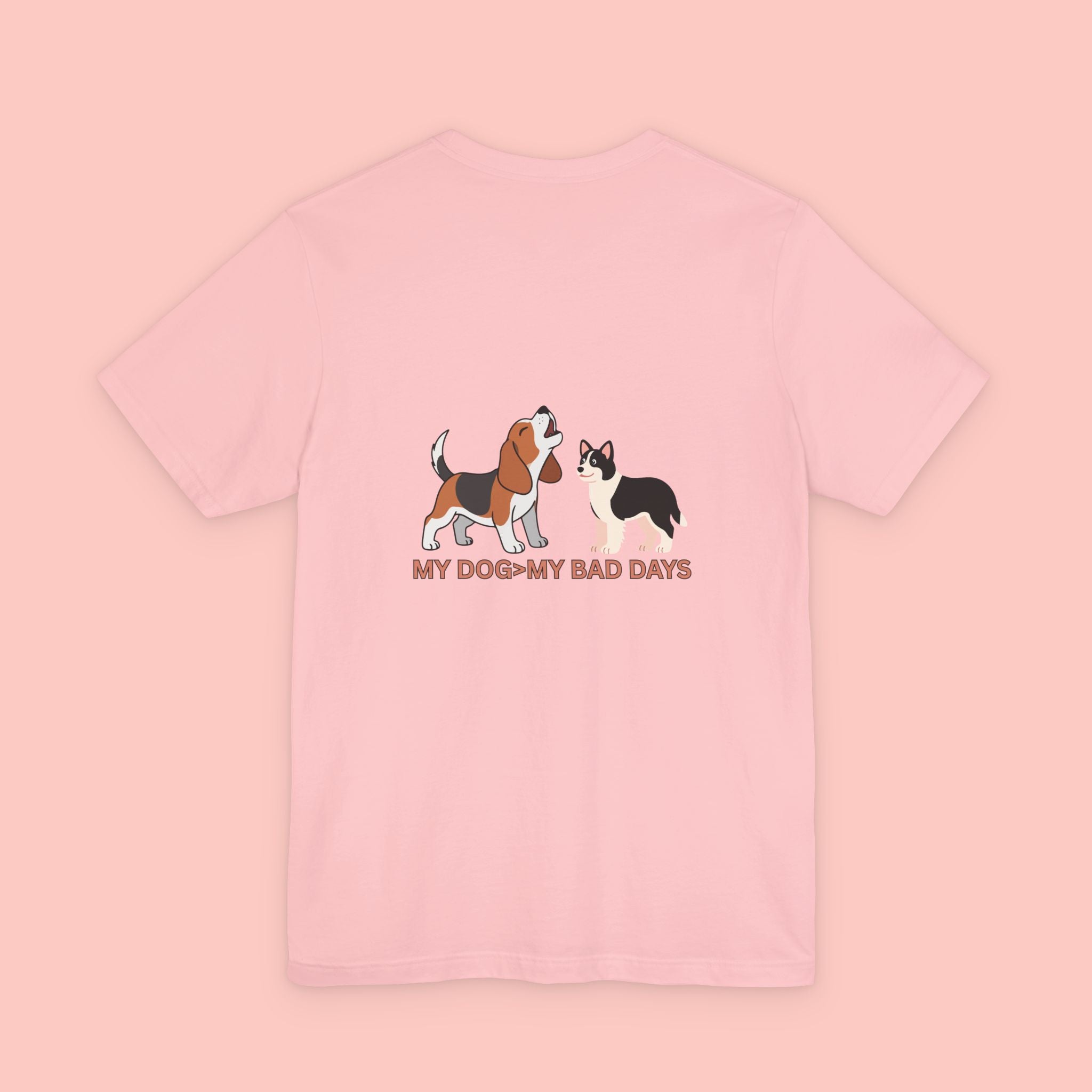 My Dog, My Bad Days T-Shirt — Cute Beagle & Husky Rescue Tee for Dog Lovers