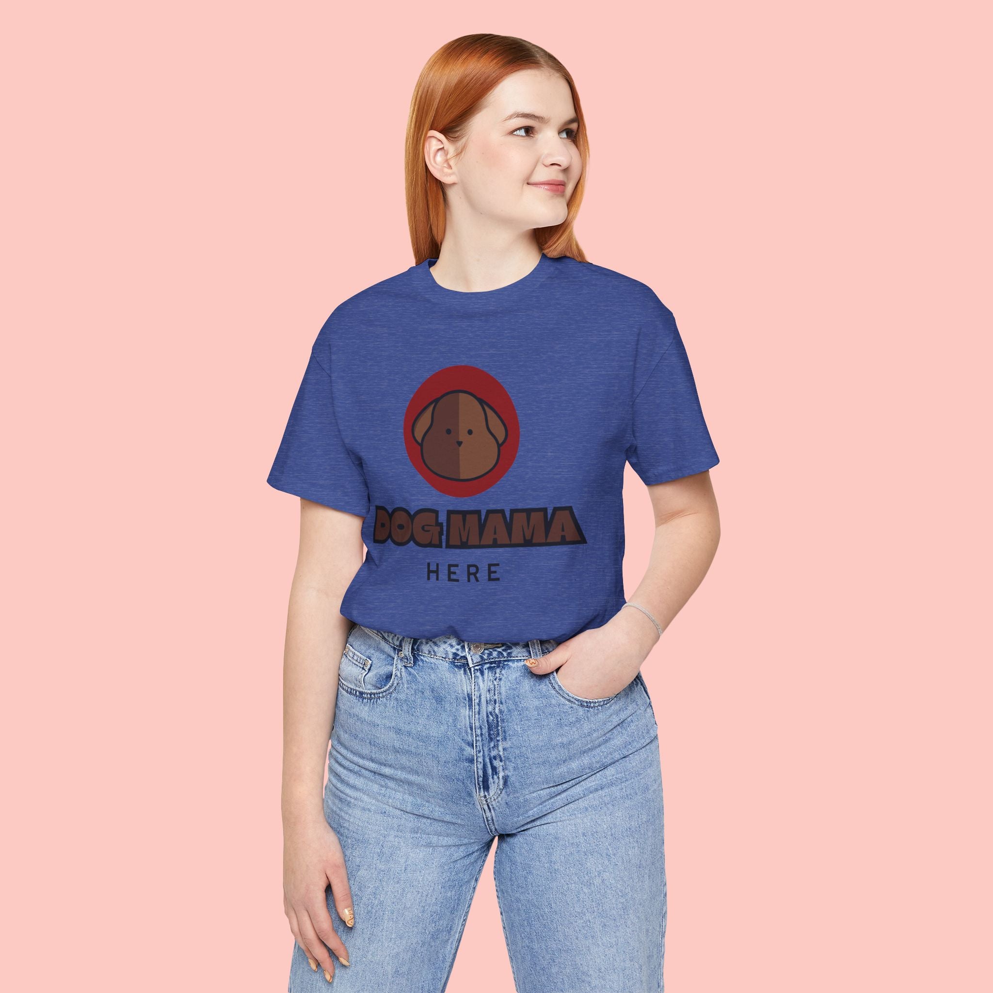 Dog Mama T-Shirt – Cute Brown Pup Graphic Tee