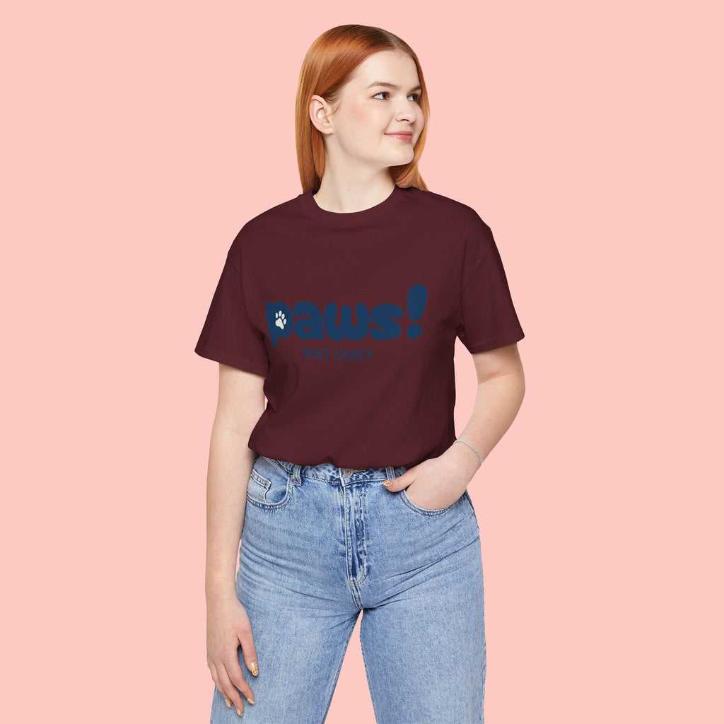 Paws! Cute Paw Print Tee — "Most Lovely" Graphic T-Shirt for Dog & Cat Lovers