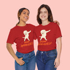 Mom Approved Tee — Dab Dog Graphic T‑Shirt