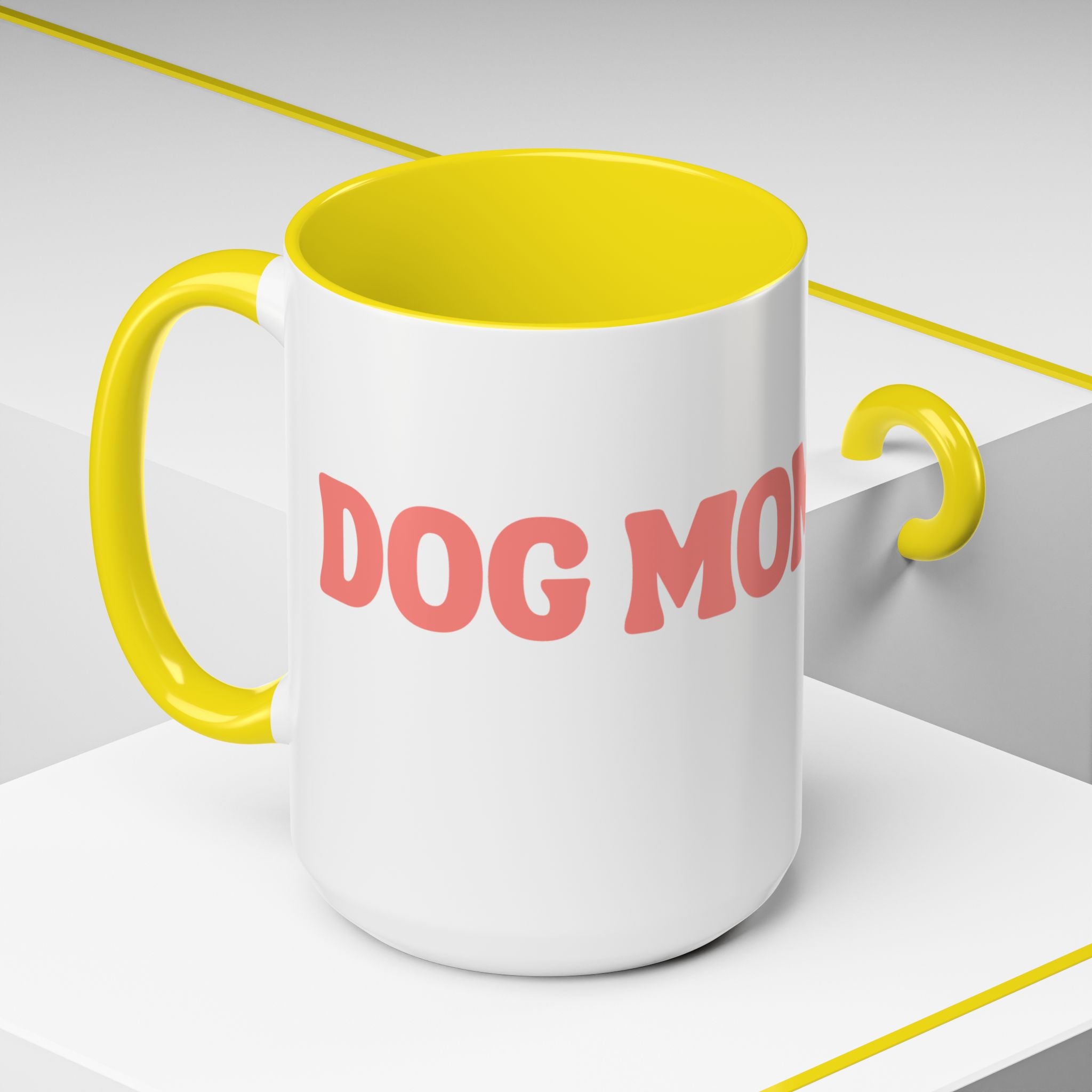 Mom Club Coffee Mug — Cute Paw Print Accent Mug for Dog Moms (11/15 oz)