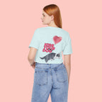 Kiss Your Dog Tee — Corgi Heart Balloon Graphic T-Shirt