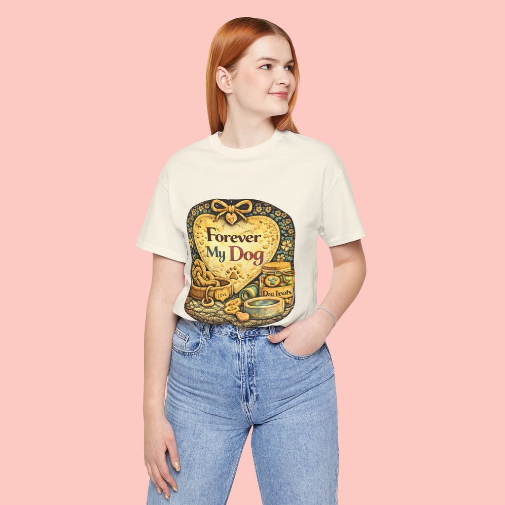 Dog T-Shirt — "Forever My Dog" Vintage Pet Lovers Tee