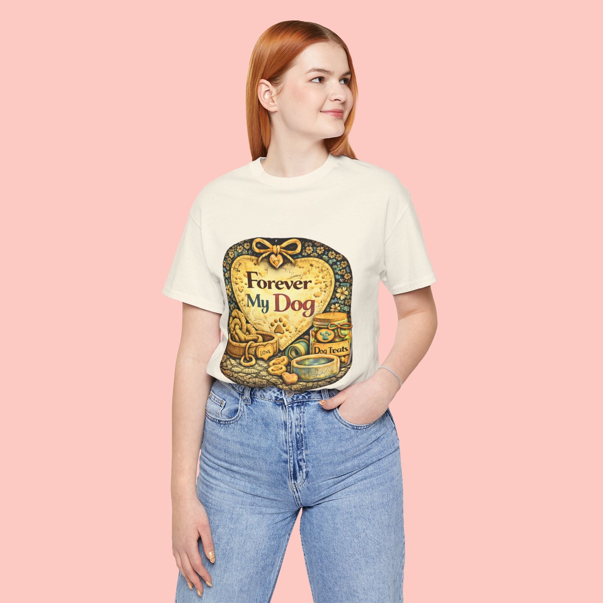 Dog T-Shirt — "Forever My Dog" Vintage Pet Lovers Tee