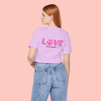 Dog Mom Love T-Shirt — "LOVE" Paw Graphic Tee