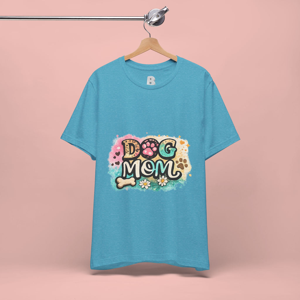 Dog Mom T-Shirt – Cute Paw Print Graphic Tee for Pet Lovers