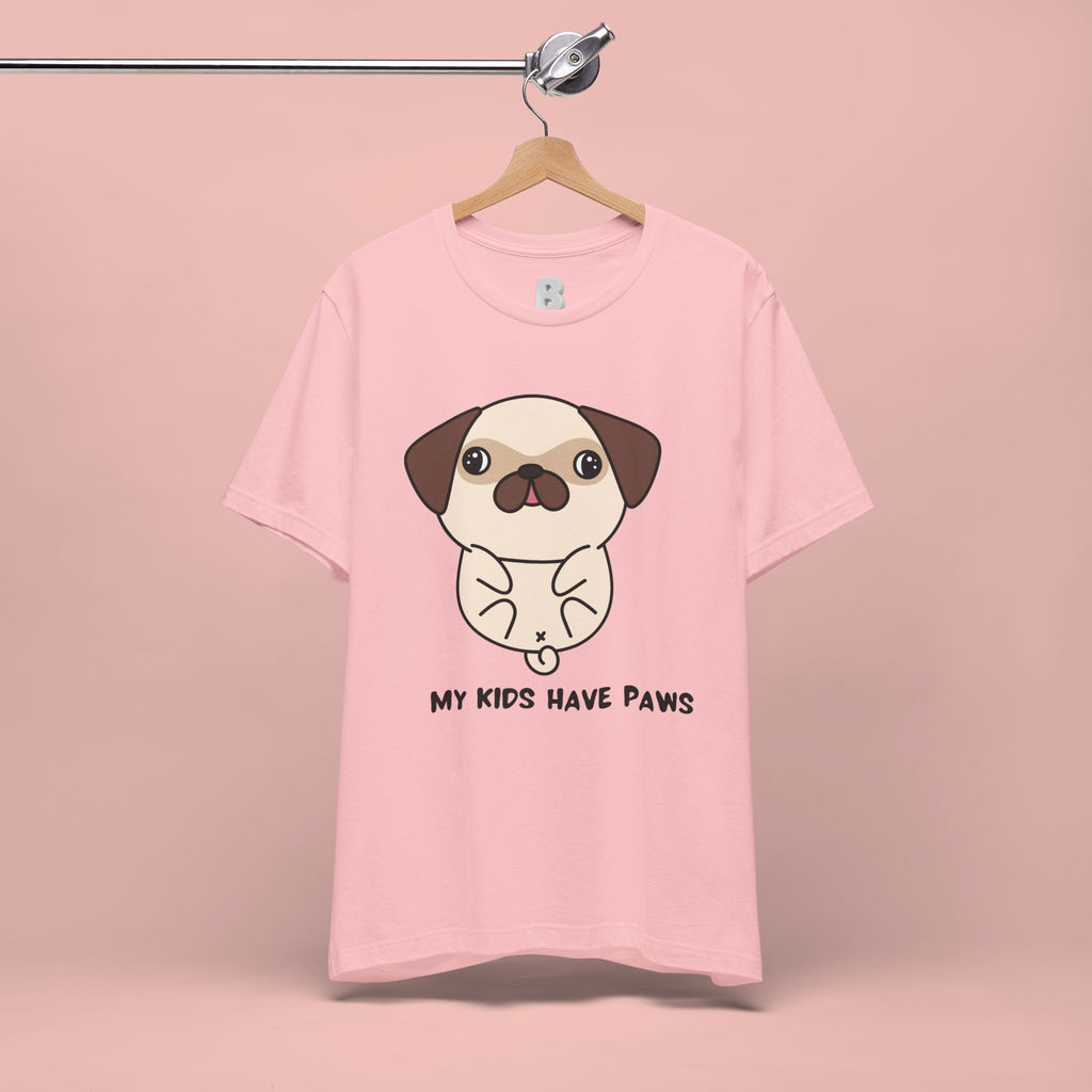 Pug 'My Kids Have Paws' T-Shirt