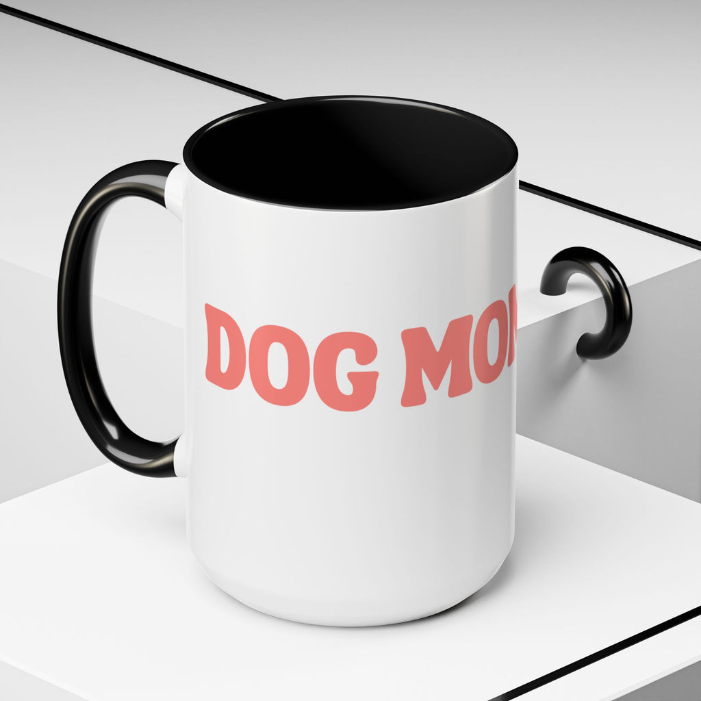 Mom Club Coffee Mug — Cute Paw Print Accent Mug for Dog Moms (11/15 oz)