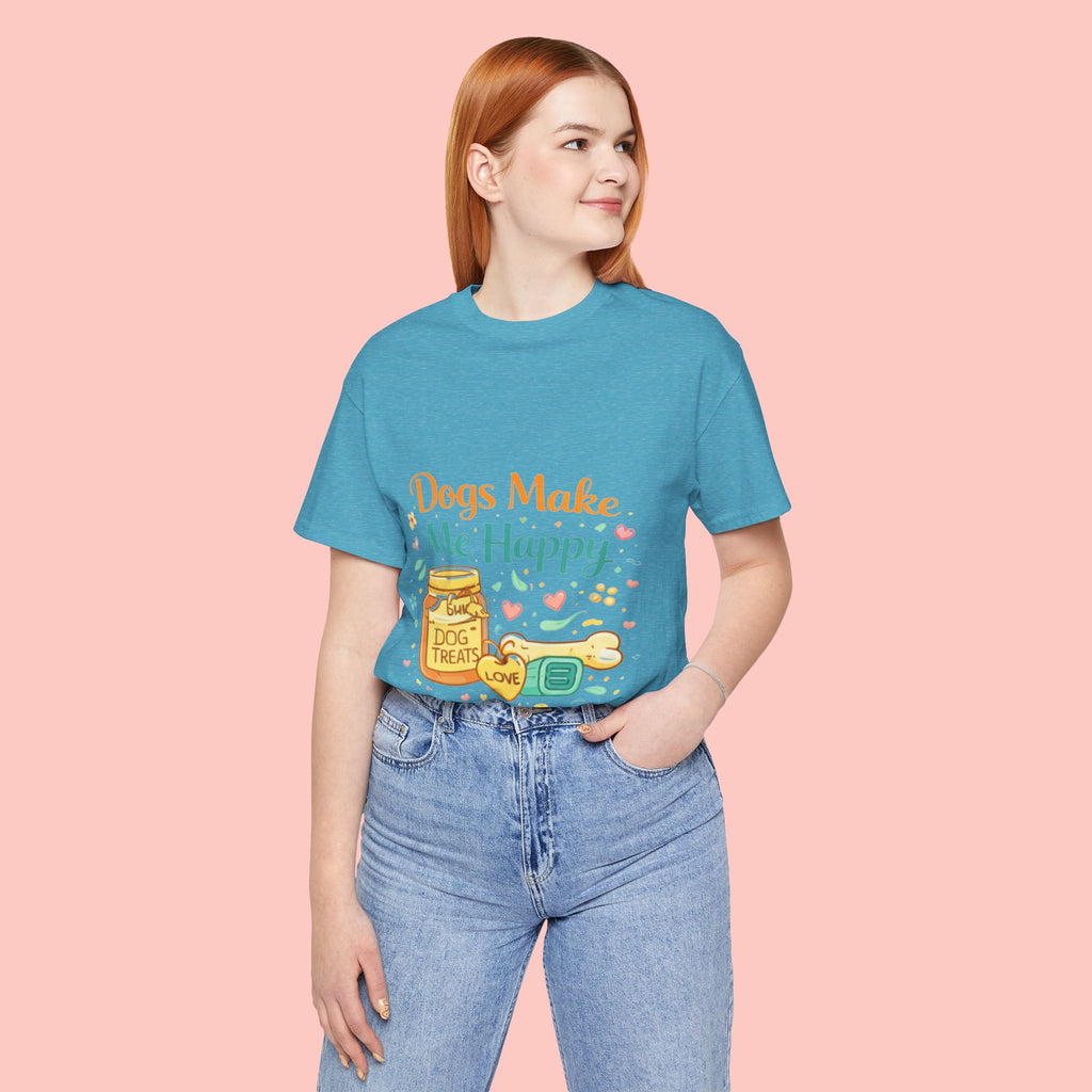 Dogs Make Me Happy T-Shirt