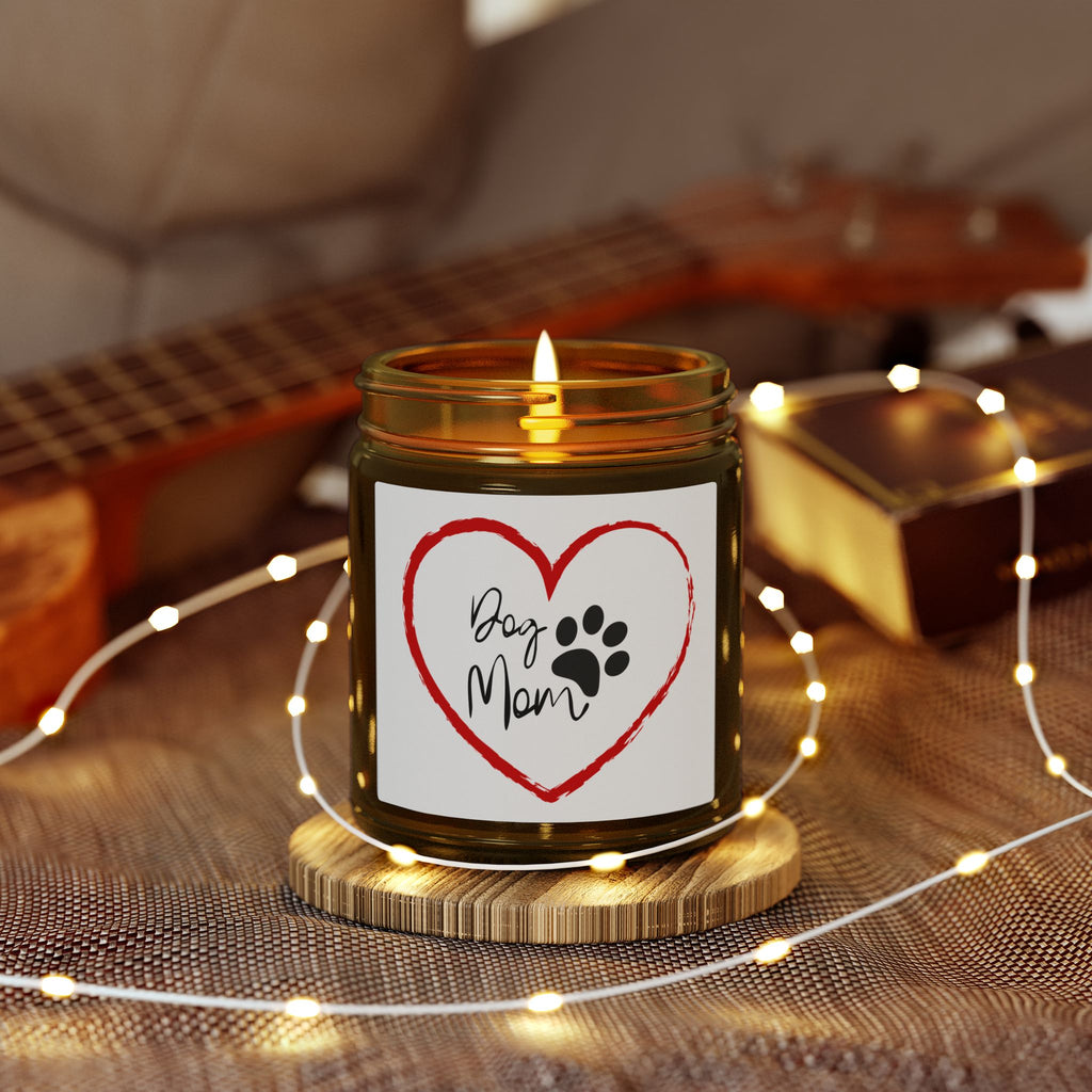 Dog Mom Soy Candle — Coconut Apricot Wax (4oz & 9oz)