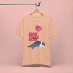 Kiss Your Dog T-Shirt — Cute Corgi with Heart Balloon Pet Lover Tee