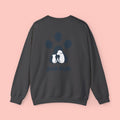 Dog Mom Crewneck Sweatshirt — Paw Print Graphic Cozy Pullover