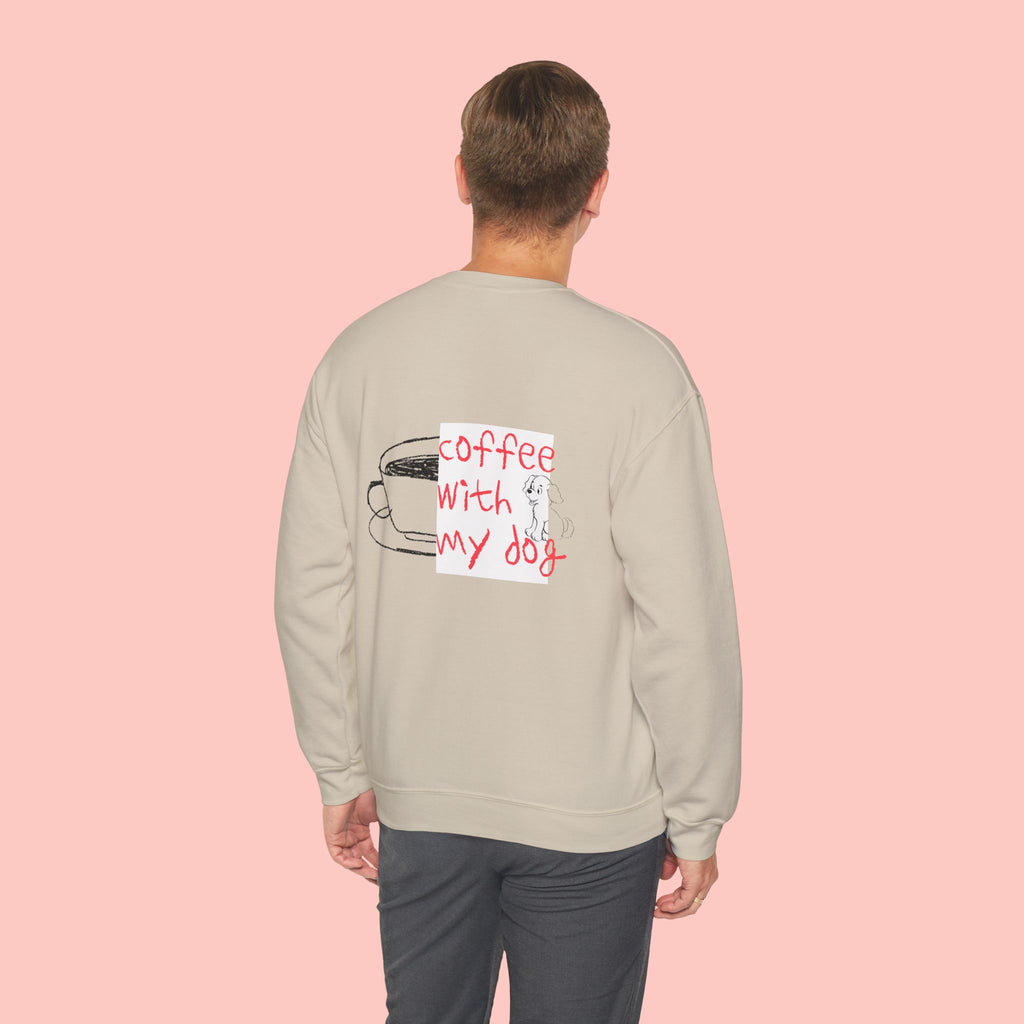 Coffee With My Dog Crewneck Sweatshirt