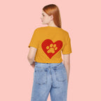 Pet Lover Heart Paw T-Shirt