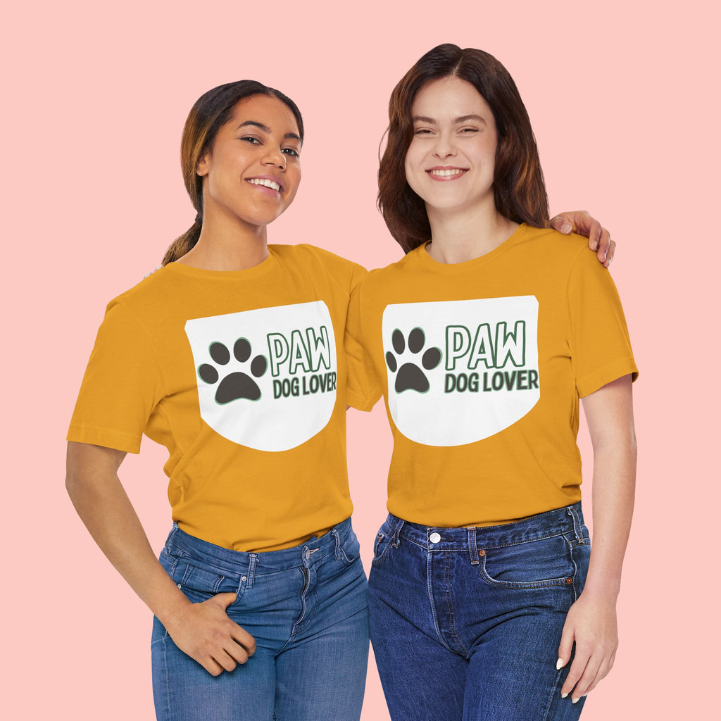 Paw Dog Lover T-Shirt — Cute Paw Print Tee for Dog Owners