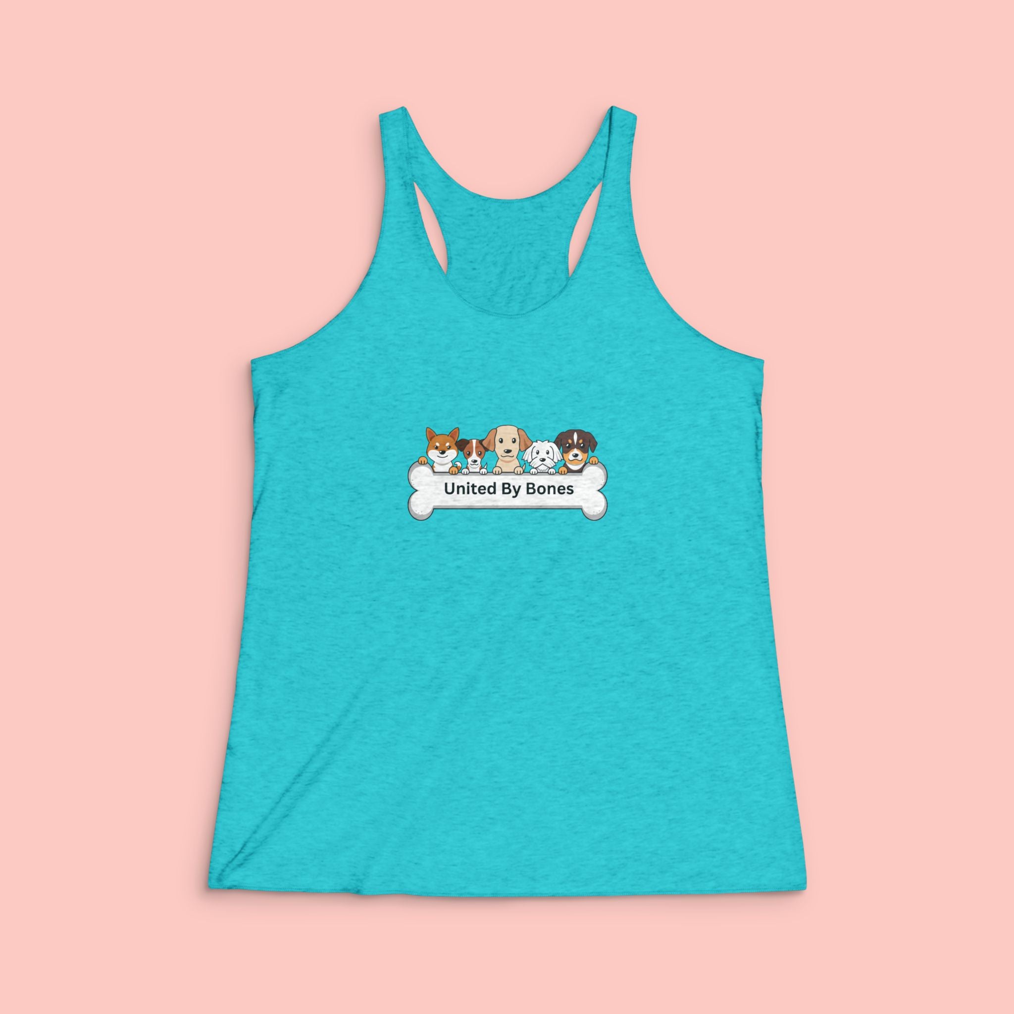 United By Bones Dog Lover Racerback Tank