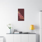 In My Dog Mom Era Matte Canvas Wall Art